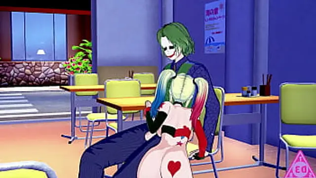 Harley Quinn′s Horny🥵 Blowjob and Handjob Frenzy Ends in Uncensored Cumshot Frenzy