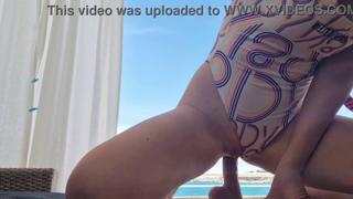 Juicy wet squirts covering massive schlong until explosive cumshot!